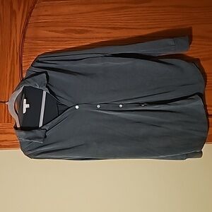 Green Envelope Womens Casual Button Down Size XL